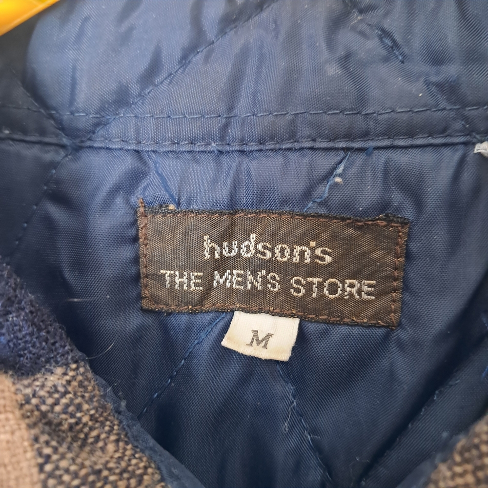 The Men's Store Black and Tan Plaid Shirt Jacket - Picture 4 of 12